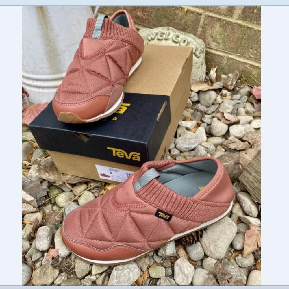 Teva Womens Reember Camp slippers Aragon Size 8